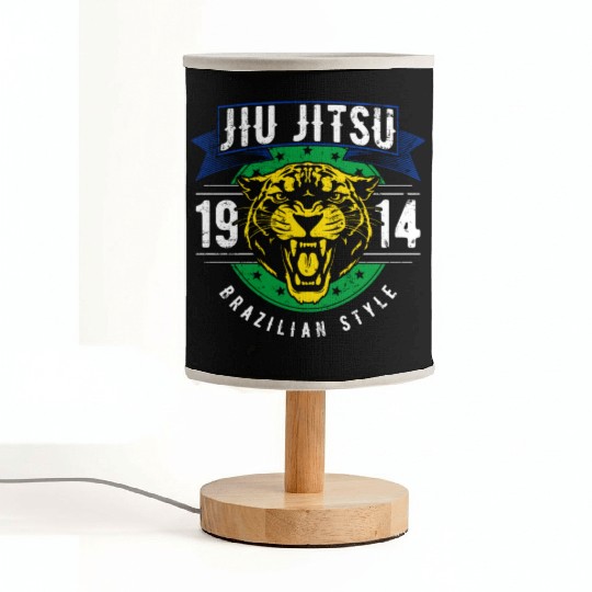 Brazilian Jiu Jitsu 1914 Jaguar head BJJ gift Fabric Lamps