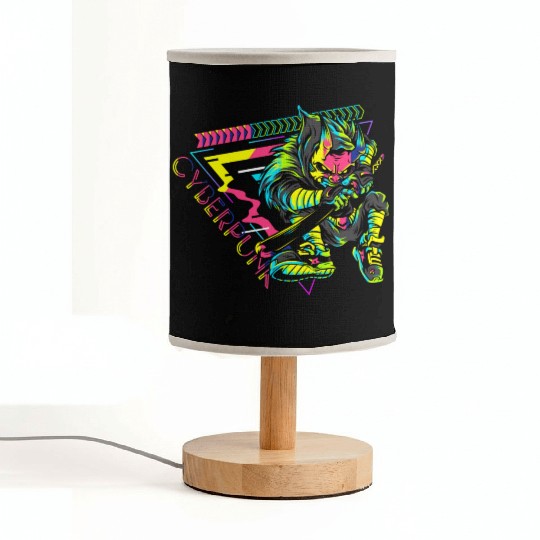 Cyborg Streetwear Japan Scifi Fabric Lamps