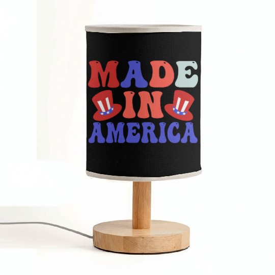 made in america Fabric Lamps