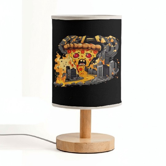 Angry Pizza Fabric Lamps