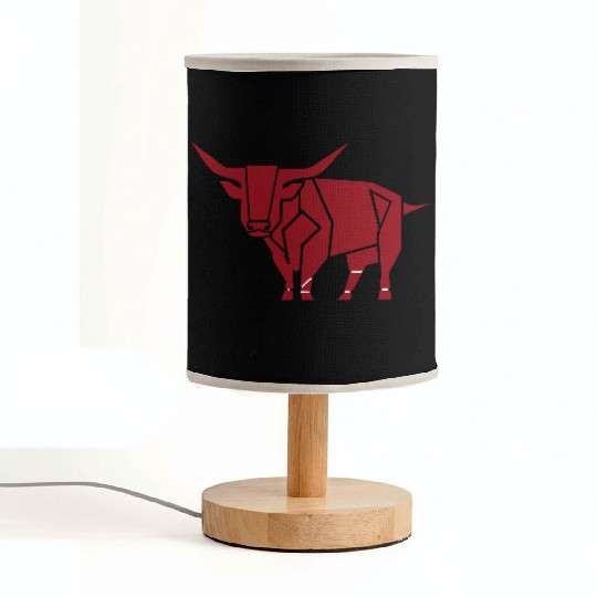 Courageous Bull Heart Fabric Lamps