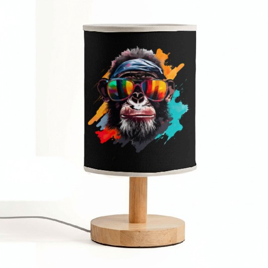 Street Art Monkey Urban Rap Street Monkey Fabric Lamps