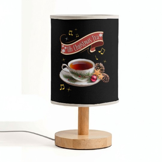 Oh Christmas Tea Fabric Lamps
