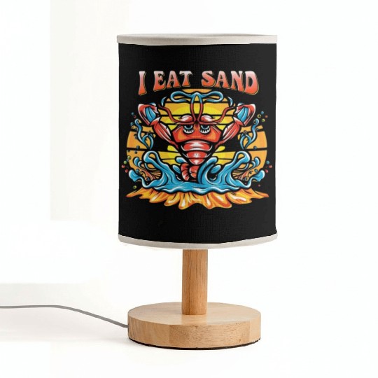 I Eat Sand and Muscular Shrimp Fabric Lamps