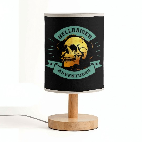 Gilded Skull Hellraiser Adventure Fabric Lamps