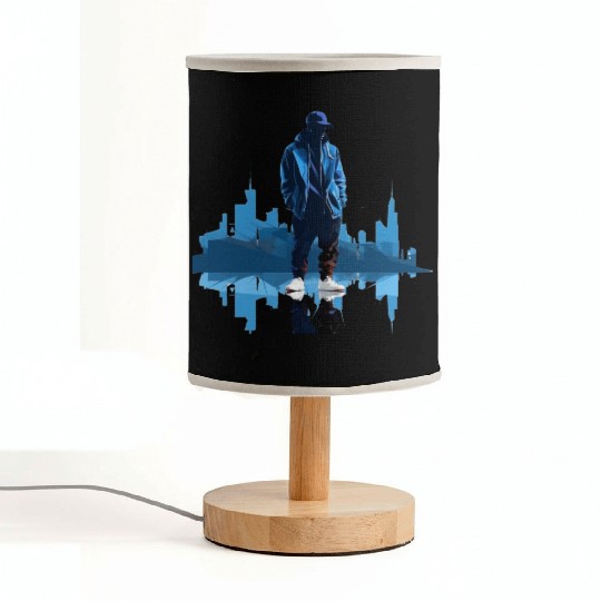 Hip-Hop Harmony - abstract Cultural Rap Fabric Lamps
