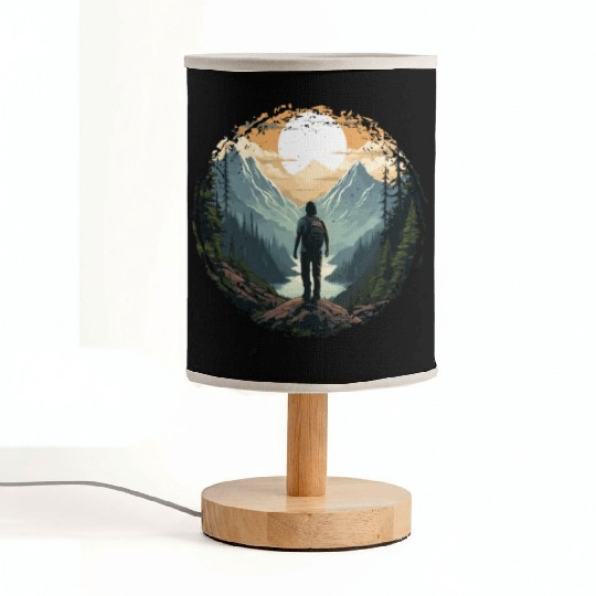 Forest nature trekking adventure Fabric Lamps