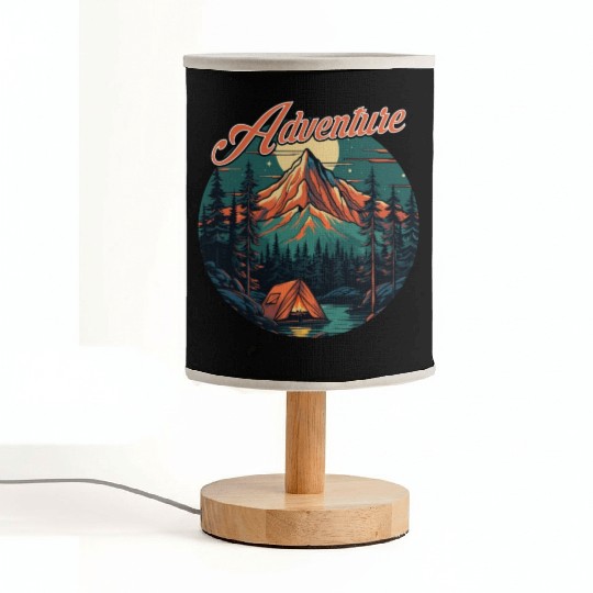 Forest nature trekking adventure Fabric Lamps