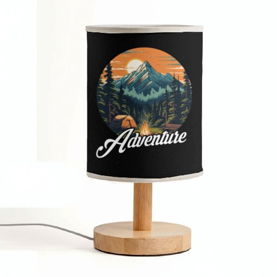 Forest nature trekking adventure Fabric Lamps