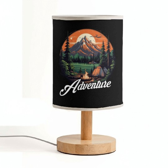 Forest nature trekking adventure Fabric Lamps