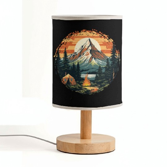Forest nature trekking adventure Fabric Lamps