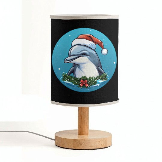 Dolphin Christmas Fabric Lamps