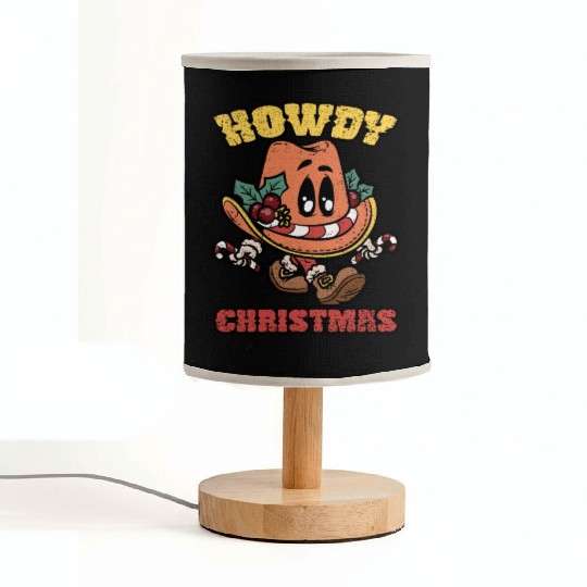 HOWDY CHRISTMAS Fabric Lamps