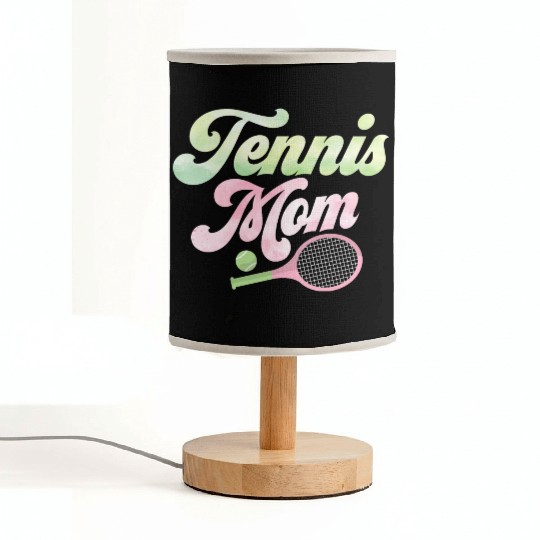 Tennis Mom Racket Sport Player Fabric Lamps