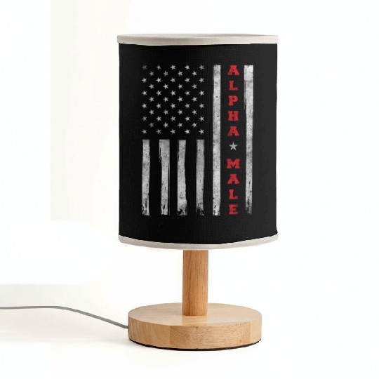 Patriotic American US Flag Fabric Lamps