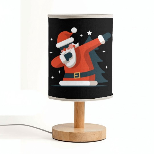 Dabbing Santa Fabric Lamps