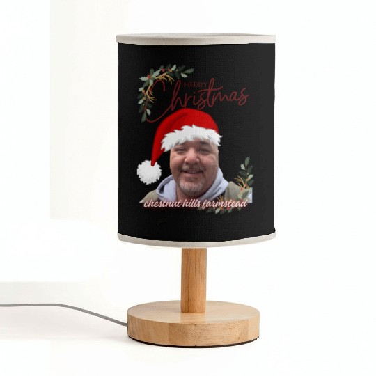 Farmer Nick Christmas Fabric Lamps