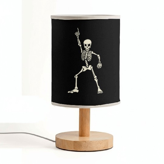 Dancing skeleton Fabric Lamps