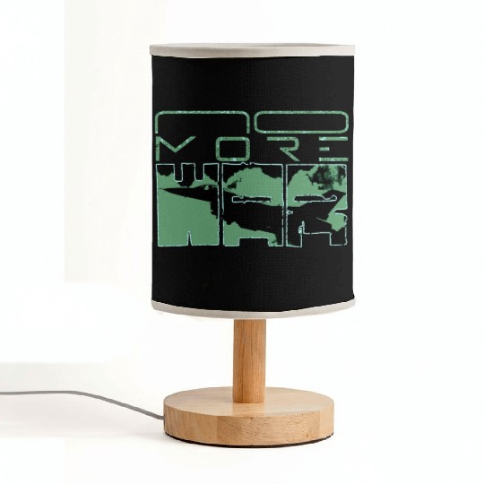 Peace, No more war, Vintage military aircraft Fabric Lamps