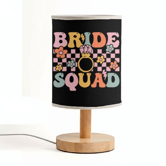 Groovy Bridal Party Bachelorette Party Fabric Lamps