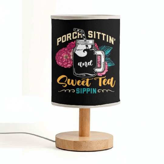 Sweet Tea Porch Sittin' And Sweet Southern Food Fabric Lamps