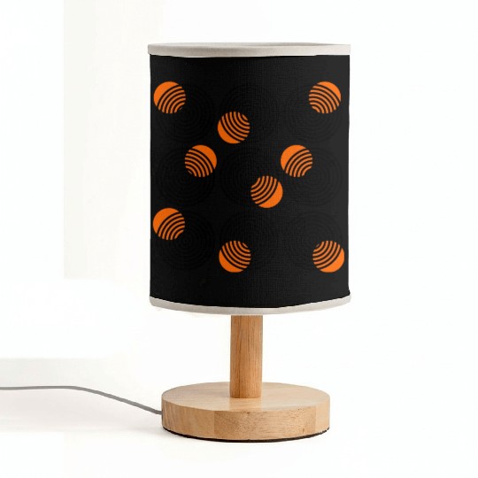 homelon goggle eyed orange dots Fabric Lamps