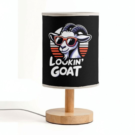 Farm Animal Animal Farmer Goat Lover Fabric Lamps