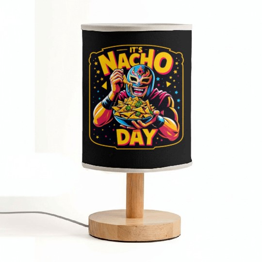 Mexican Wrestling Wrestler Lucha Libre Nacho Fabric Lamps