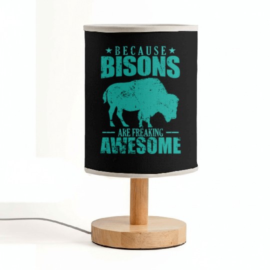 Because Bisons are Freaking Awesome Animal Fabric Lamps