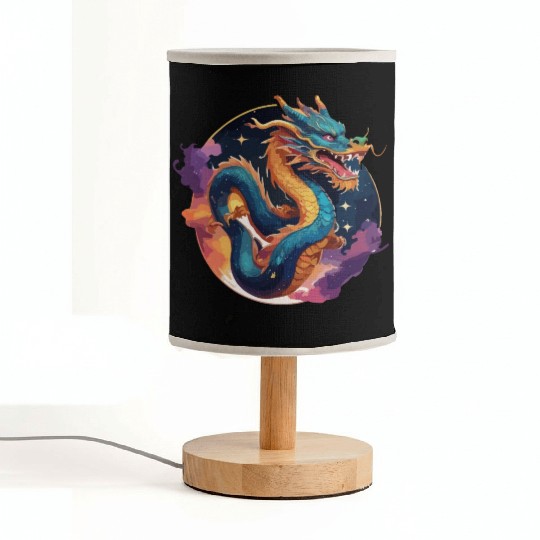 traditional Chinese dragon Fabric Lamps