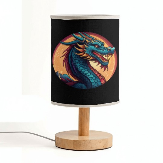 traditional Chinese dragon Fabric Lamps