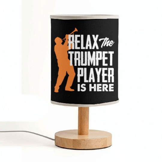 Funny Trumpet Player Gift Fabric Lamps
