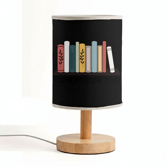 I love my book club Fabric Lamps
