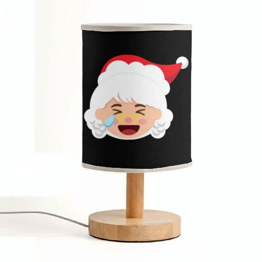 Mrs Claus Emoticons Cry Laughing Loud Christmasmrs Fabric Lamps