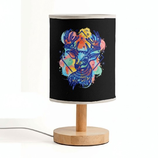 Winter Wonderland: Deer Color Design Fabric Lamps