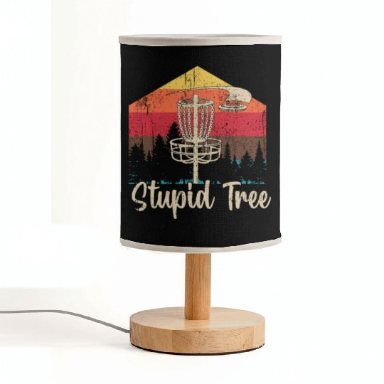 Stupid Tree Disc Golf Fabric Lamps