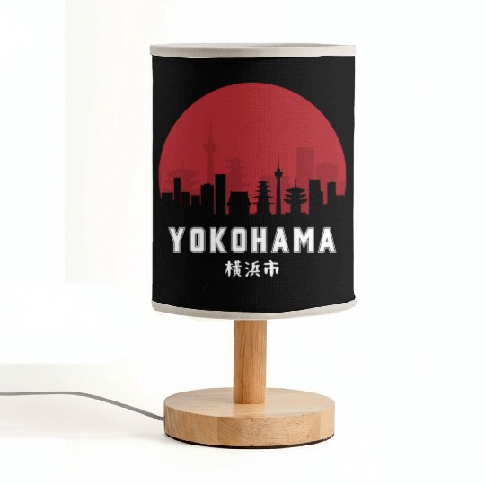 Yokohama Typography Fabric Lamps - Urban Statement