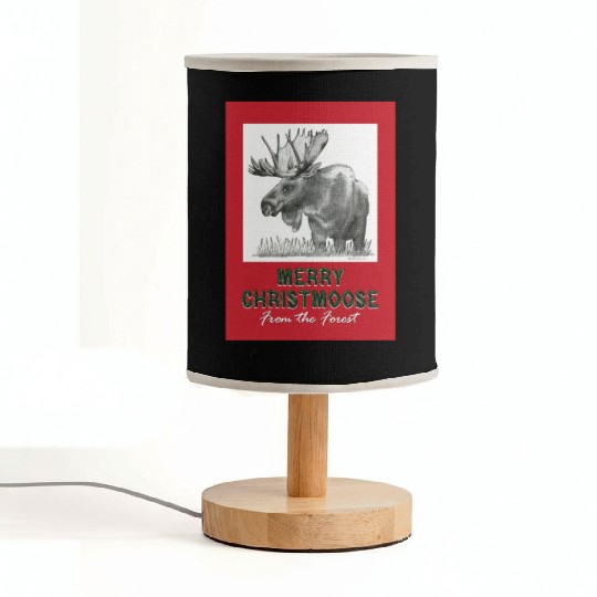 XMAS Card MOOSE Fabric Lamps