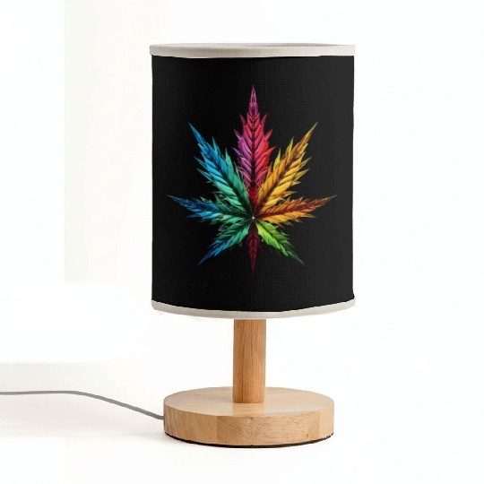 Spectrum Splendor: The Vivid Leaf Fabric Lamps