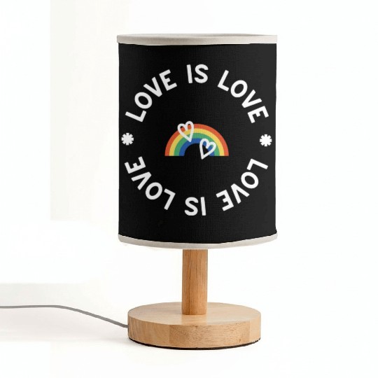 Love Is Love Fabric Lamps