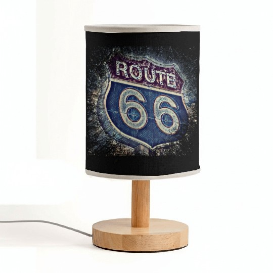 Route 66 Fabric Lamps