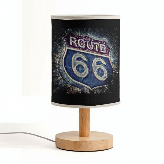 Route 66 Fabric Lamps