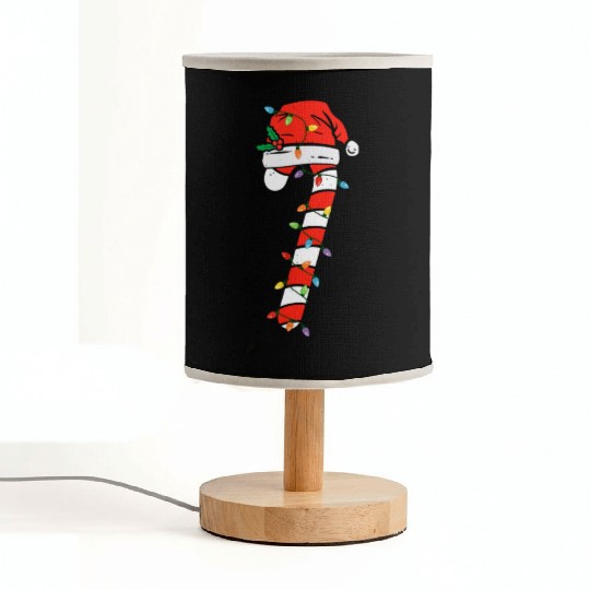 Christmas Candy Cane Santa Xmas Kids Toddler Youth Fabric Lamps