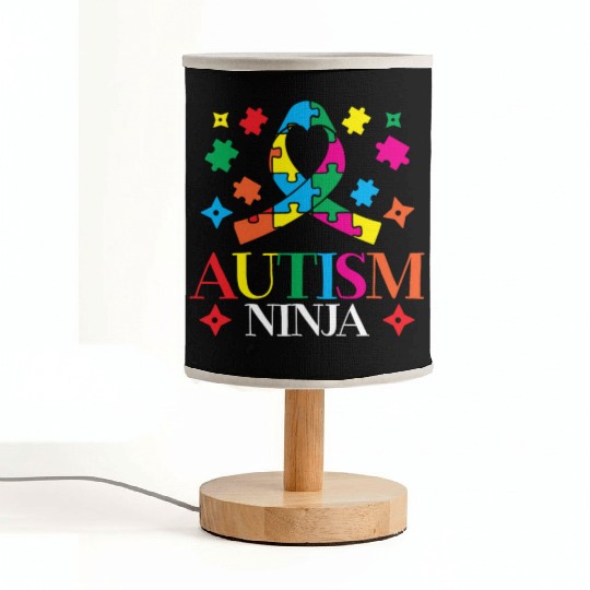 Autism Ninja Asperger Syndrome Spectrum Autistic Fabric Lamps