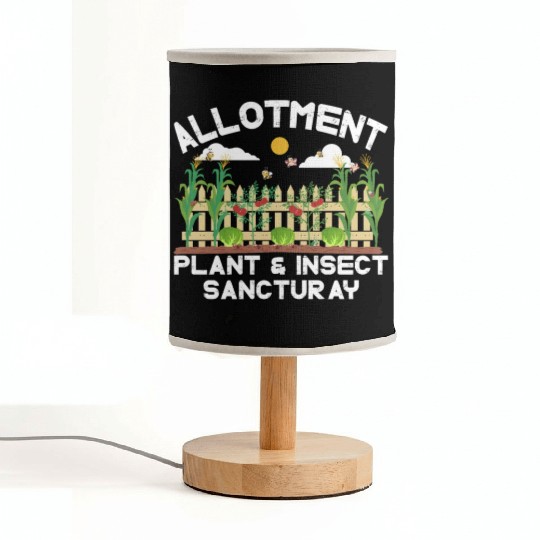 Alotment plant& insect sanctuary Fabric Lamps