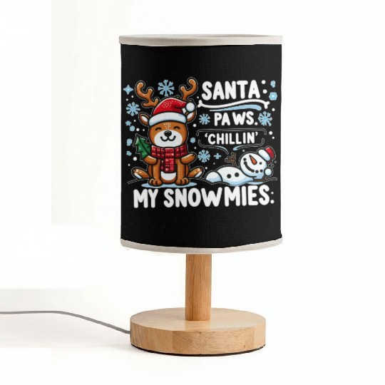 Winter Wonderland Embrace the Magic Fabric Lamps