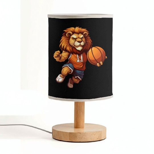 Basketball player lion Fabric Lamps