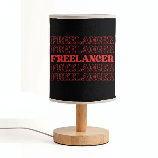 Freelancer Independent Worker Self-employed Fabric Lamps