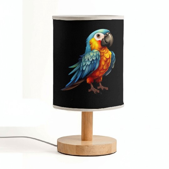Macaw Parrot for a Bird Lover Animal Lover Fabric Lamps