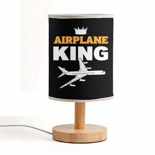 Airplane King Soldiers Or Armed Forces Gift Fabric Lamps